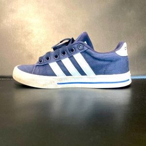 Blue adidas shoes
